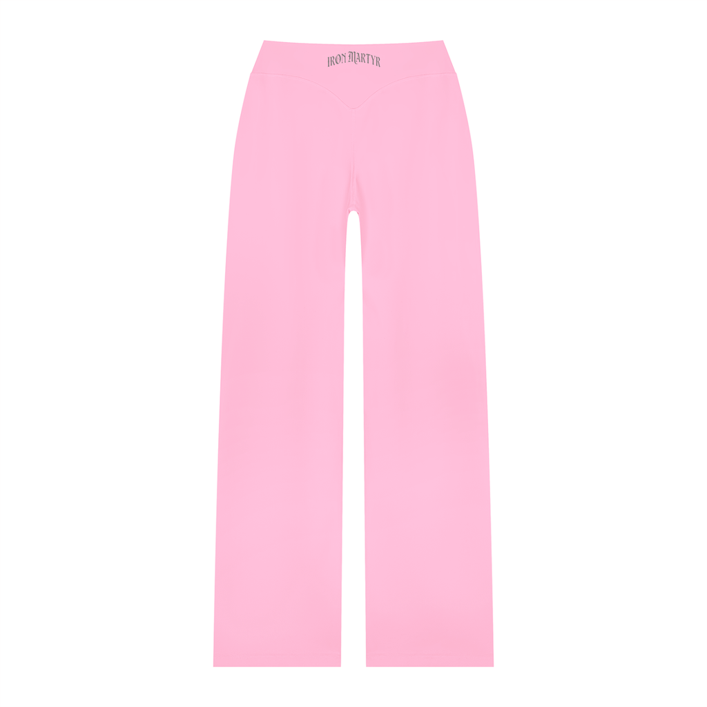 Women's High Waisted Byzantine cross Logo Straight Leg Yoga pants