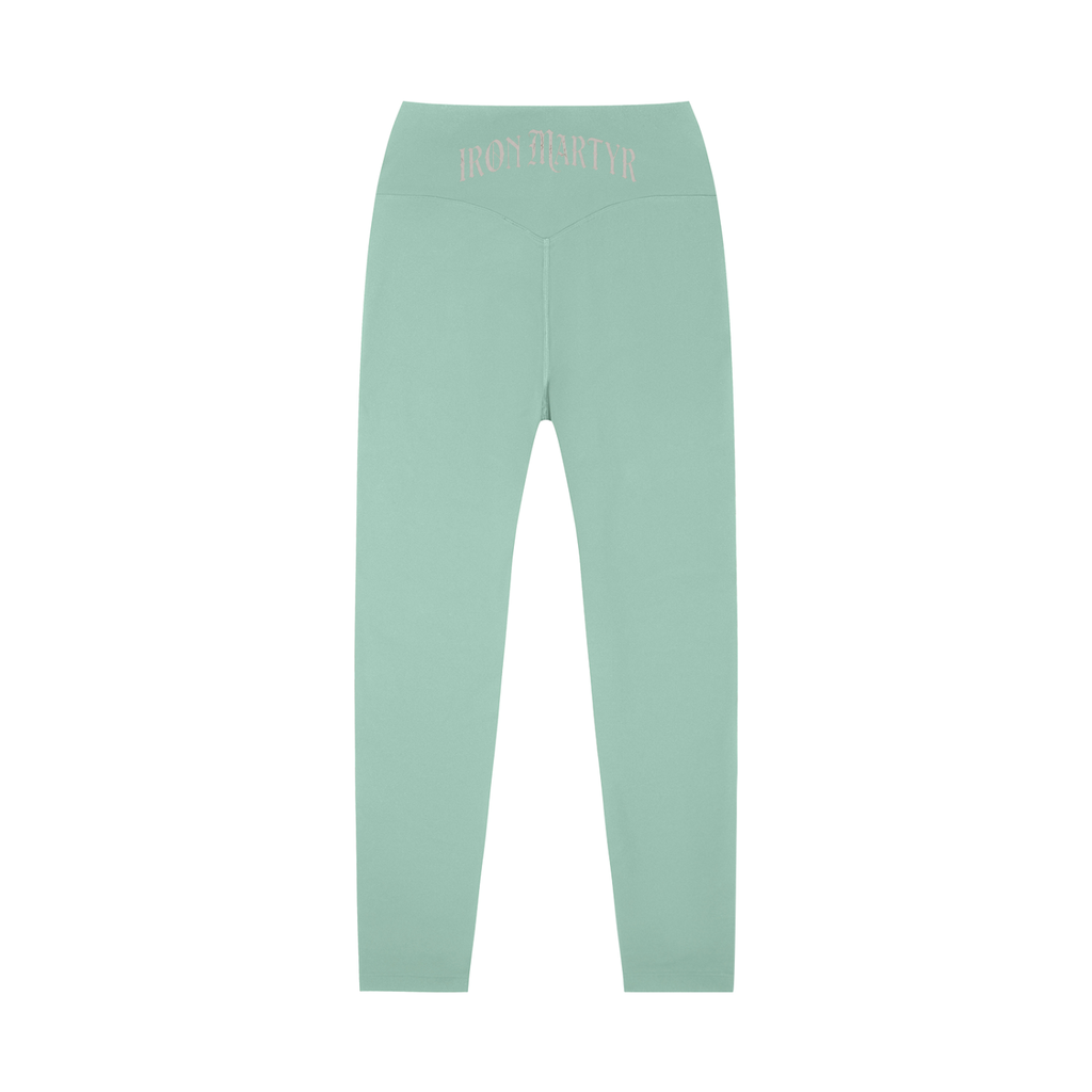 High-Waisted Byzantine cross logo Yoga Leggings