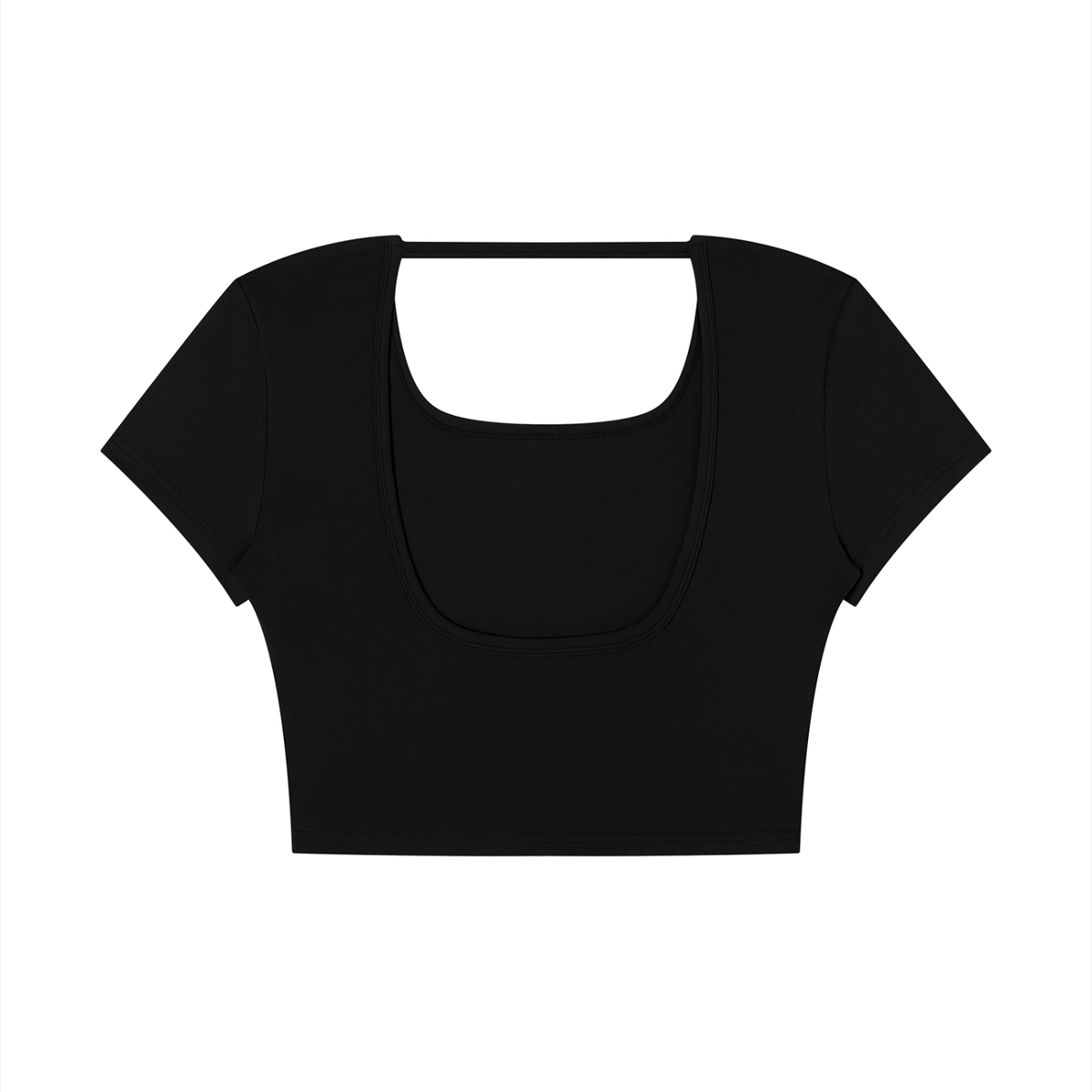 Women's Logo Square Neck Crop T-Shirt
