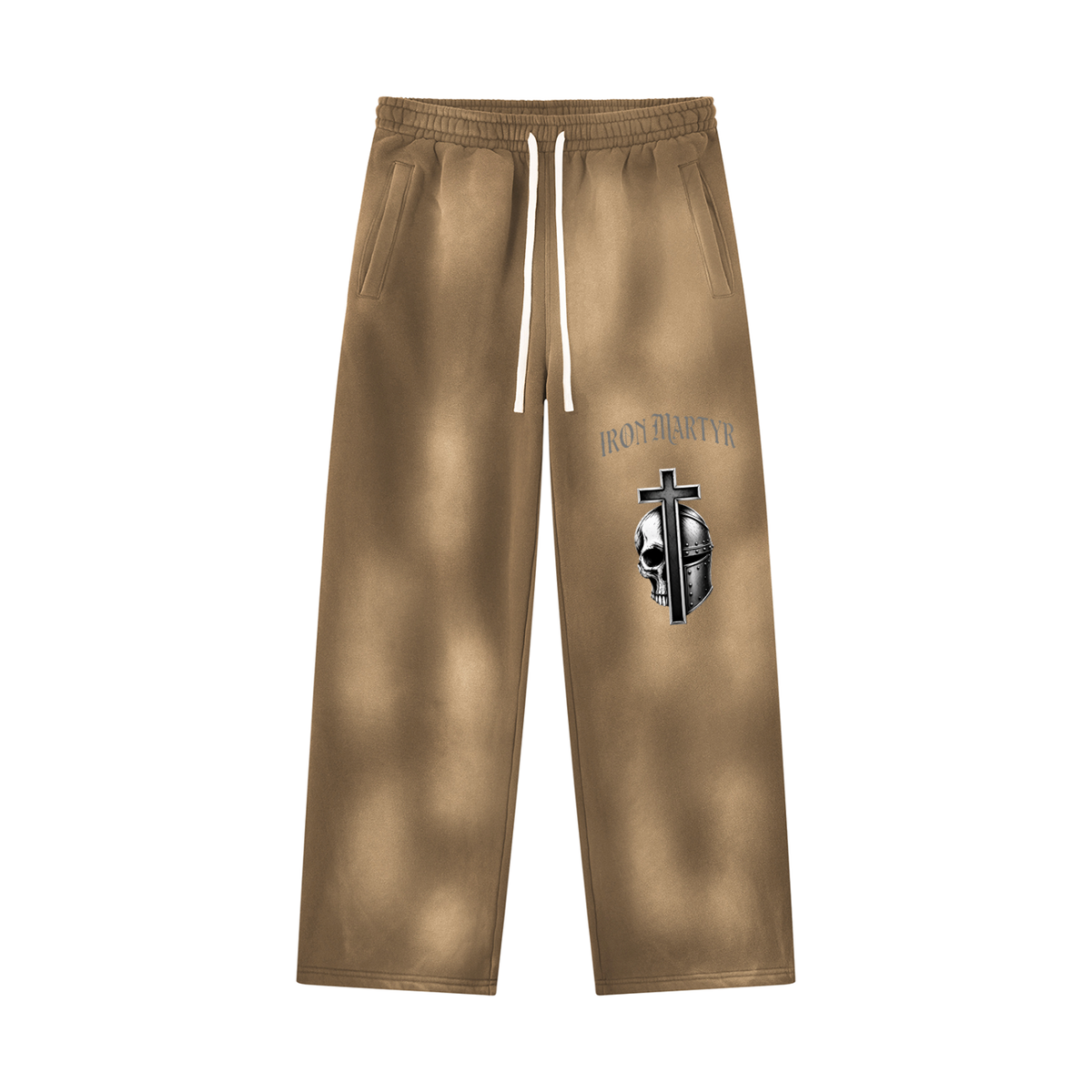 Unisex Sunfade Wide Leg Fleece Sweatpants