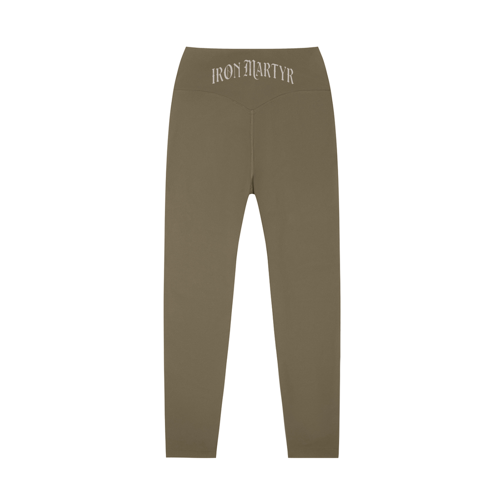 High-Waisted Byzantine cross logo Yoga Leggings