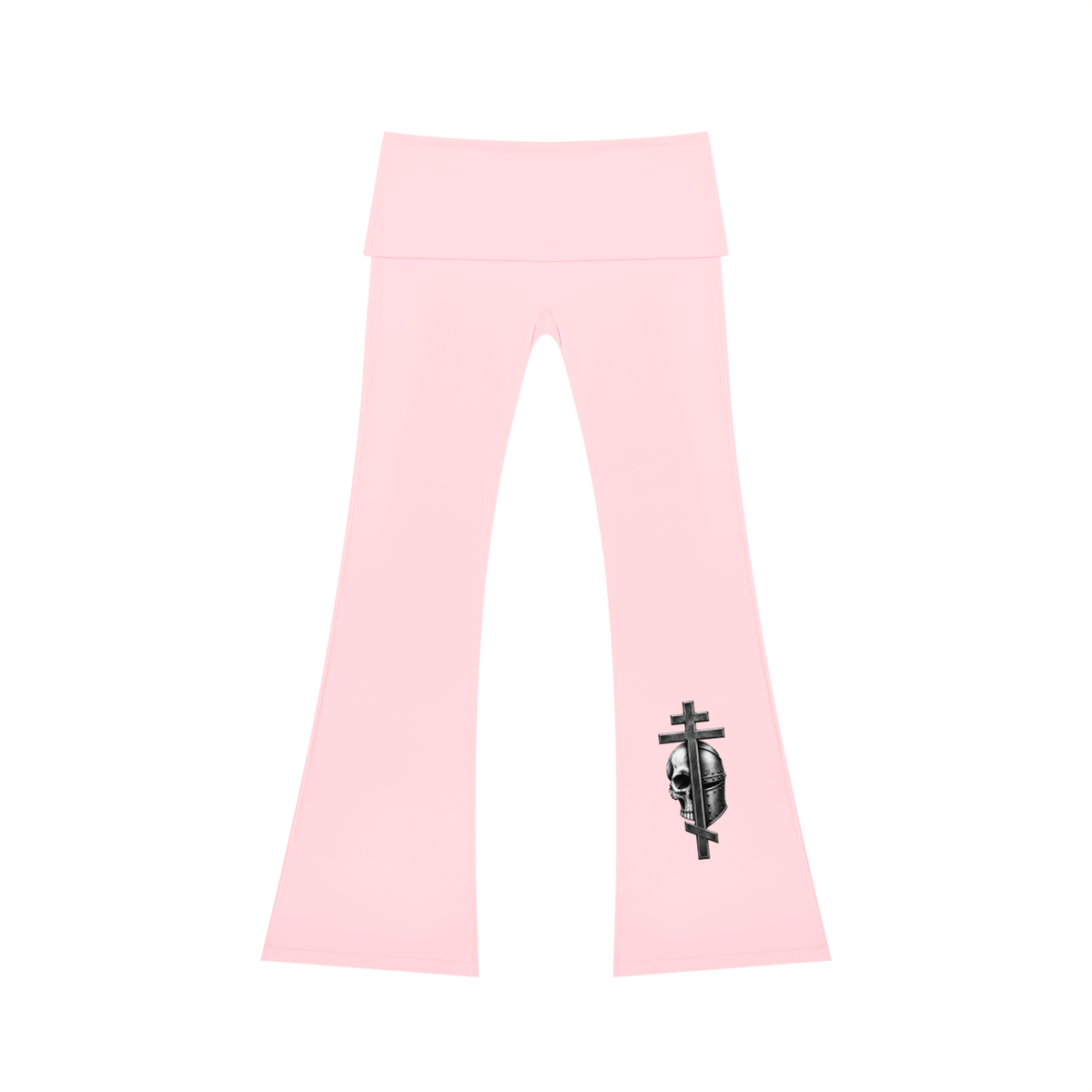 Women's High Rise Byzantine Cross Flared Yoga Pants