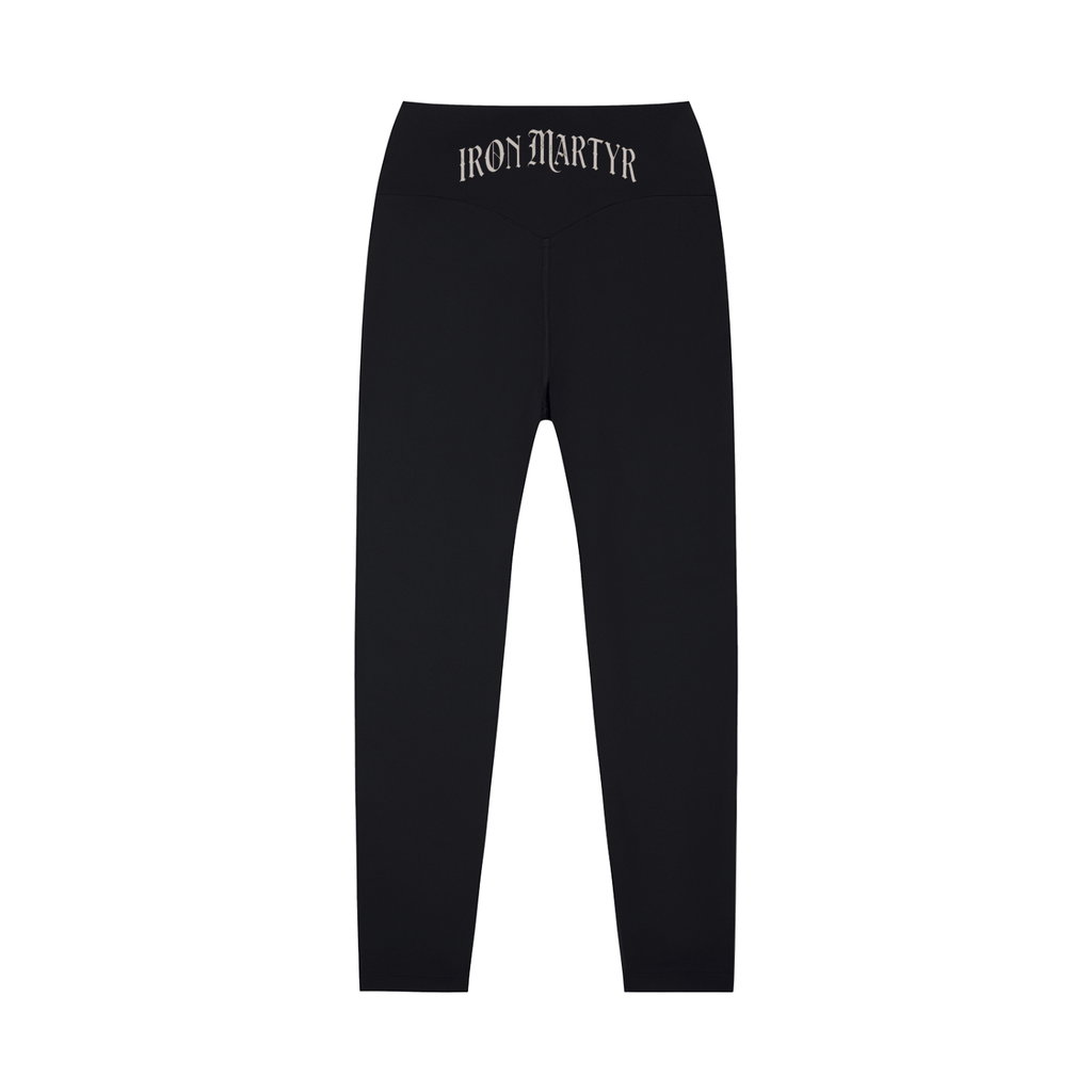 High-Waisted Byzantine cross logo Yoga Leggings
