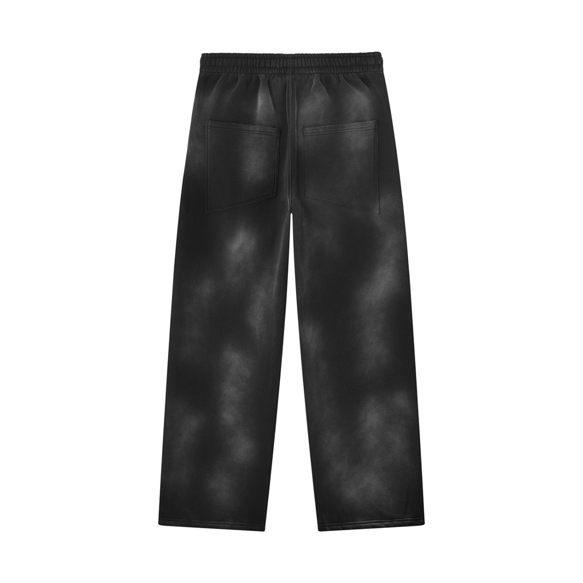 Unisex Byzantine Cross Logo Sunfade Wide Leg Fleece Sweatpants